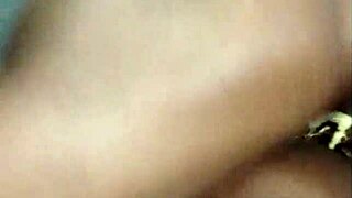 Watch the black teen 18+ as her tight pussy stretches