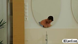 i smash taissia's perky tits and asshole in garage