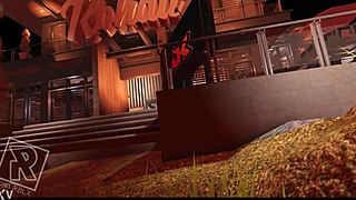 rr34 animation of a night shift at kohau restaurant