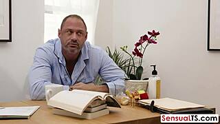 This man handles all the shemales around him