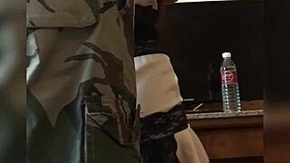 Cute Asian Girlfriend Gets Spanked Hard by Her Friend While Practicing English at Home 😏