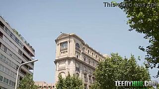 Petite Spanish blonde Angelique Lapiedra is desperate for American cock from Don Mulatito in POV blowjob.