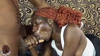 Sexy star takes that big black cock deep in her wet pussy for a rough quickie