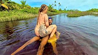 I got caught flashing and having wild sex with my boyfriend in the mangrove