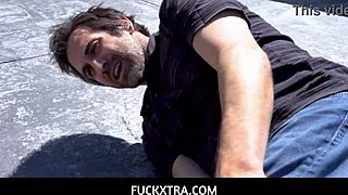 I'm Maya, squirting for my neighbor Donnie – oh wow!