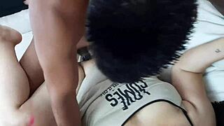 my horny stepson wakes me up with his cock in my mouth for deepthroat