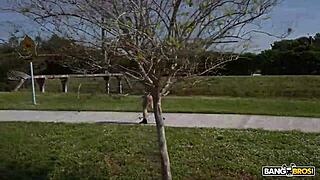 Bangbros - Remy Woods' perfect ass bounces on monster cock in cowgirl