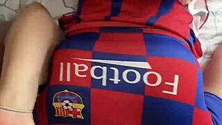 Hot Cheerleader Assfucks Two Cocks