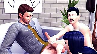 Solo male session unexpectedly turns into a fun threesome with friends