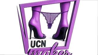 Skinny crossdresser fucks without condom with big dick?