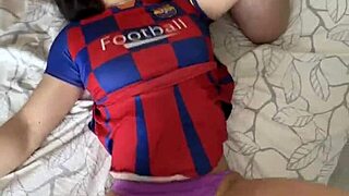 Hot Cheerleader Assfucks Two Cocks