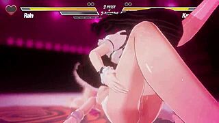 Lesbians battle with anal fingering and assfucking 😏