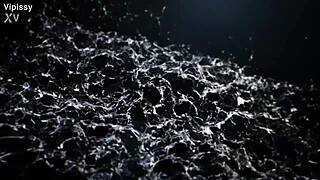 Czech babes playing with vibrators during golden shower game