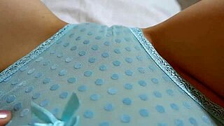 I Caress My Petite Pussy After Work