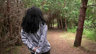 Hey, my girlfriend's out in the woods cheating with a huge BBC and getting creampied