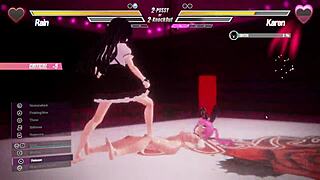 Lesbians battle with anal fingering and assfucking 😏