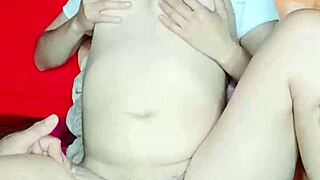 Amateur Petite Latina Gets Creampie After Interracial Pussy Licking And Fucking