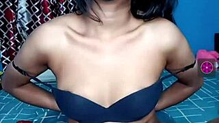 Indian girl performs live sex show.