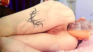 Cosplay girls enjoy double anal with cock and dildo