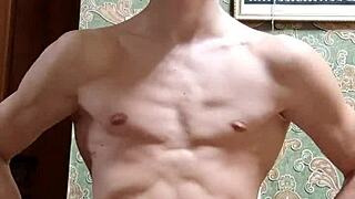 Celebrating Happy New Year with a Skinny Boy in Festive Spirit