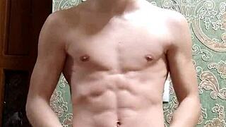 Celebrating Happy New Year with a Skinny Boy in Festive Spirit