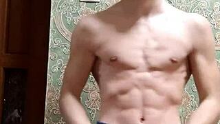 Celebrating Happy New Year with a Skinny Boy in Festive Spirit