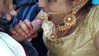Most beautiful married bhabhi gives blowjob