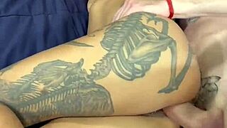 I shoved my pole into my friend's girlfriend's pussy.