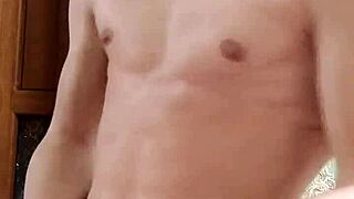 Celebrating Happy New Year with a Skinny Boy in Festive Spirit