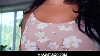 Stepmom Lilith Morningstar gets horny and fucks her stepson early morning