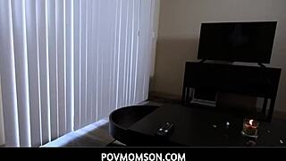 Milf Stepmom Fucks Stepson For Buying Her Sexy Lingerie?