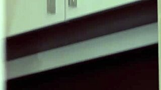 teen engages in solo fingering and dildo play in a softcore session.