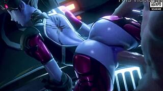 In this Widowmaker compilation, feel the passion of big tits and monster cocks