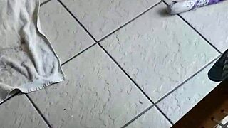 horny milf squirts with huge homemade toys