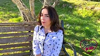 Young European Brunette Slut Loves Anal Assfucking in Threesome!