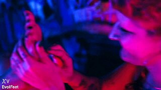 Lick my soles and make me horny?