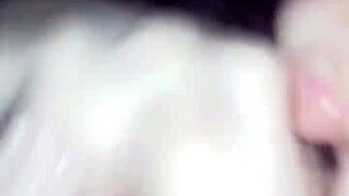 girlfriend playing with her toys