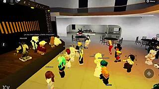 I'm Fuckin With The Naughty Young Girls In The Roblox Party Hall