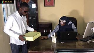 Ahlaja Offers Big Pussy to Dispatch Rider