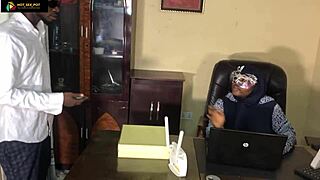 Ahlaja Offers Big Pussy to Dispatch Rider