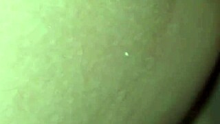 wife takes my cock and glass dildo in wet pussy together