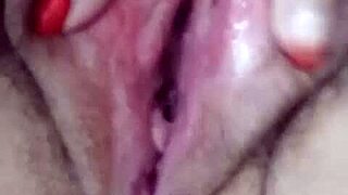 Fingers inside bring clit and vagina emotions