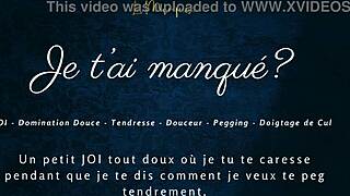 je t'ai manqué, now watch this french joi with pegging 😘