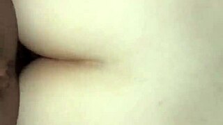 White College Coed Bent Over for Doggystyle Pickup