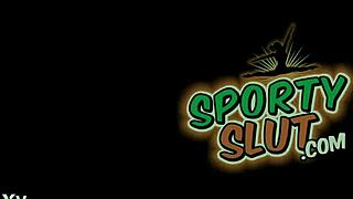 perfect thigh-gap blonde gets pussy fucked hard