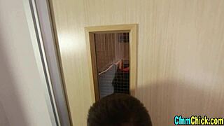 CFNM Domina Mocks Loser With Handjob And Humiliation