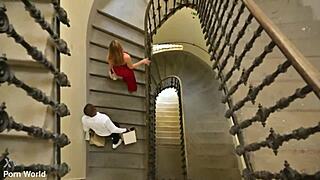 rich wife kitana lure convinces hubby for dp threesome with driver