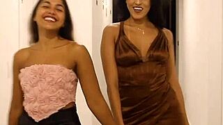 Bia Hot goes to the sofa test with natural tits and wet pussy for bisexual lesbian sex.