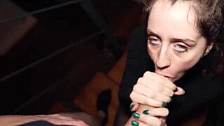 next door girl swallows every drop