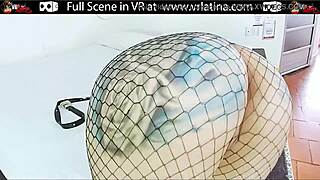 VRLatina Sexy Tattooed Teen Hard Fuck POV Reality Piercing